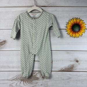 magnetic me organic cotton footie 3-6M